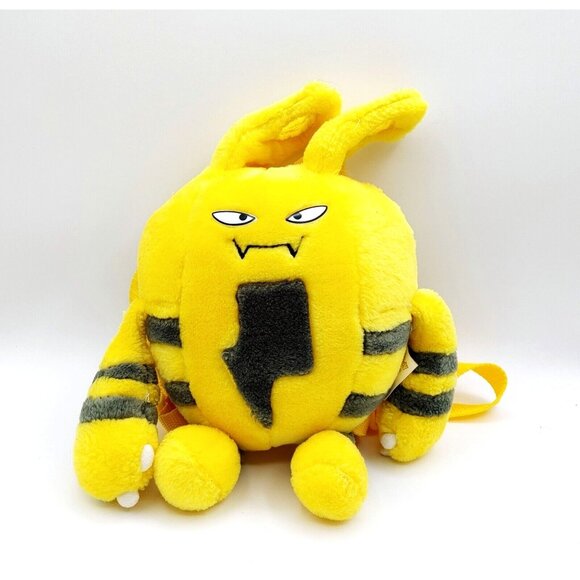 Pokemon ELEKID Pokedoll Backpack Plush RARE 11" Vintage Nintendo - Picture 1 of 15